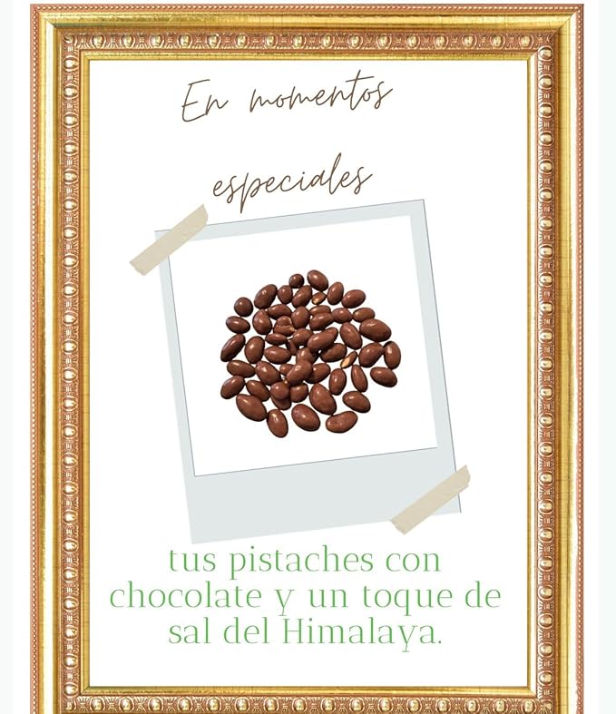 LAMONTAGNE Milk Chocolate Covered Sea Salt Pistachios with Pink Himalayan Salt 17.68 Ounce (500 g) + NAJD LLC Sticker + Reusable Ice Packs.
