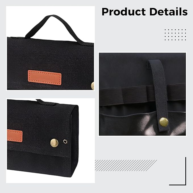 Foldable Spice Kit For Bbq 10 Jars And Portable Bag 4.7 X 2.8 X 9.1 In Travel Friendly For Camping