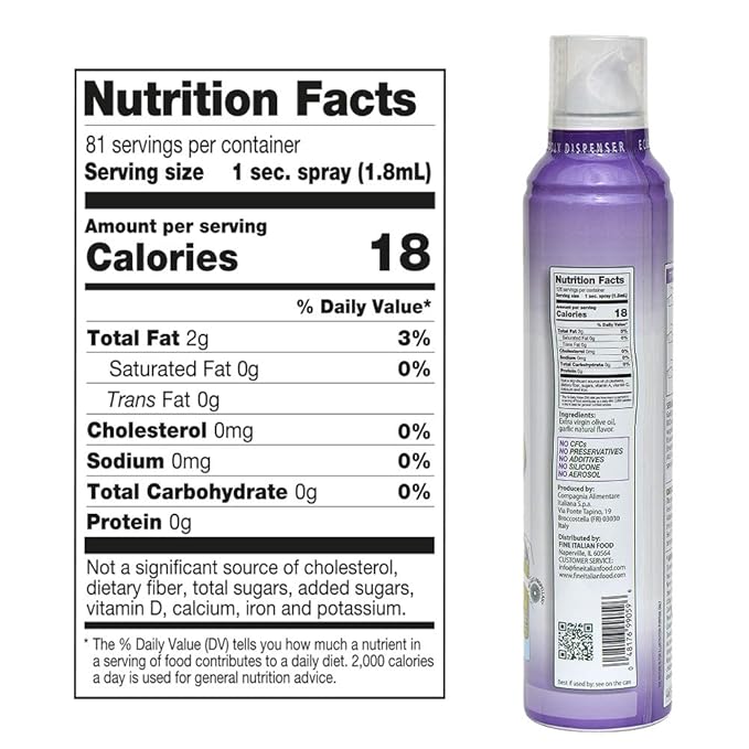 Generic Mantov.a Oil Spray Extra Virgin Olive Oil Garlic 8 oz (Pack Of 6)