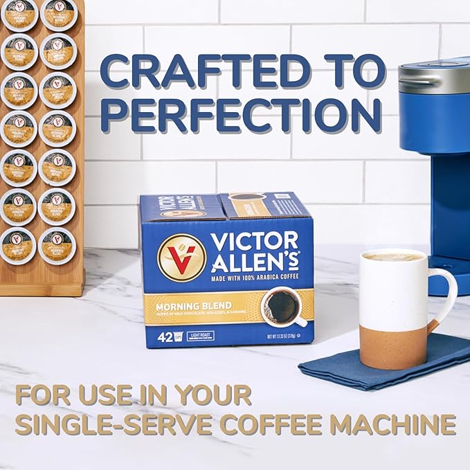 Victor Allen's Coffee Hazelnut Flavored Medium Roast 2 Pack - 12 Count Single Serve Coffee Pods for Keurig K-Cup Brewers