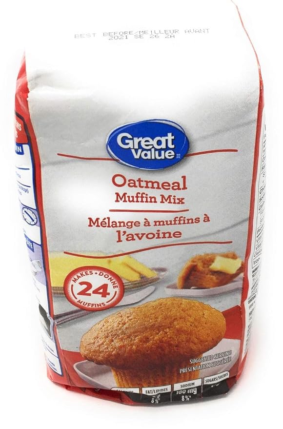 Great Value Oatmeal Muffin Mix - 900g/2 lbs. {Imported from Canada}