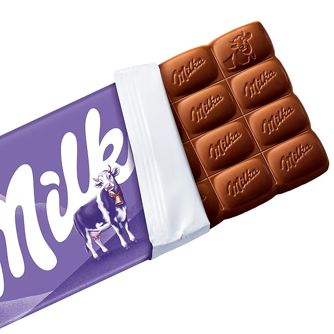 Milka Alpenmilch Chocolate Bar 3.5 Ounce (Pack of 24)