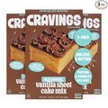 Cravings by Chrissy Teigen Vanilla Birthday Cake &amp Cupcake Mix - Includes Milk Chocolate Frosting &amp Sprinkles - Easy Yellow Cake &amp Cupcake Mix (Pack of 3)