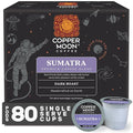 Copper Moon Single Serve Coffee Pods for Keurig K-Cup Brewers Dark Roast Sumatra Blend 80 Count