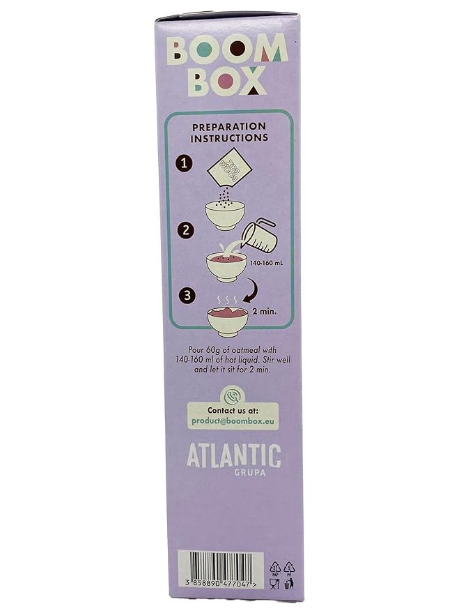 BOOM BOX Forest Berry Almond Oatmeal - 30 g - Healthy Breakfast Choice
