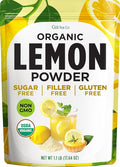 Organic Lemon Juice Powder 1.1 Lb Bulk Size - 100% Freeze Dried Fresh Zesty Flavor Great for Drinks &amp Baking - Rich in Vitamin C &amp Antioxidants Non-GMO Gluten-Free &amp No Added Sugar