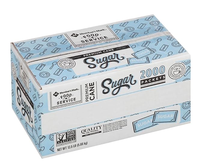Member Mark Premium Cane Sugar Packets 2000 ct