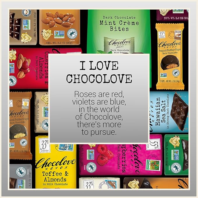 Chocolove Extreme Dark Chocolate Bars | 88% Cocoa | Rich and Intense Flavor | Made with Premium Dark Chocolate | Non-GMO &amp Gluten-Free 3.2 oz Bar (12 Pack)