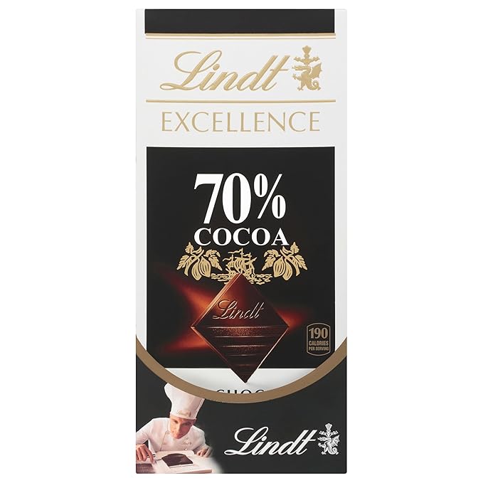 Lindt EXCELLENCE 70% Cocoa Dark Chocolate Candy Bar Dark Chocolate 3.5 oz. Bar