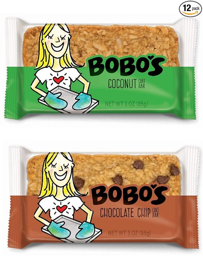 Bobo's Oat Bars Chocolate Chip and Coconut Variety Pack