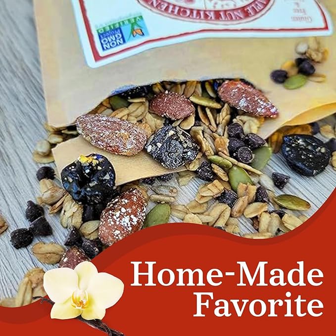 Maple Nut Kitchen Sweet &amp Salty Granola – 3 Pack | Gluten-Free Granola with Maple-Roasted Almonds Dark Chocolate Pumpkin Seeds &amp Cherries | Crunchy Oats | Low Sugar Healthy Breakfast Cereal