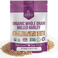 Great River Milling Organic Hulled Barley Grain | Whole Grain Barley for Home Milling Cooking and Baking | High Fiber Non GMO Kosher | 5 Lb