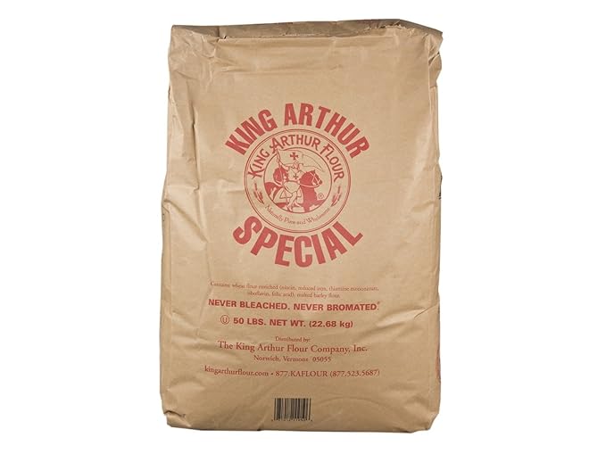 King Arthur Unbleached Bread White Flour 50 Pound