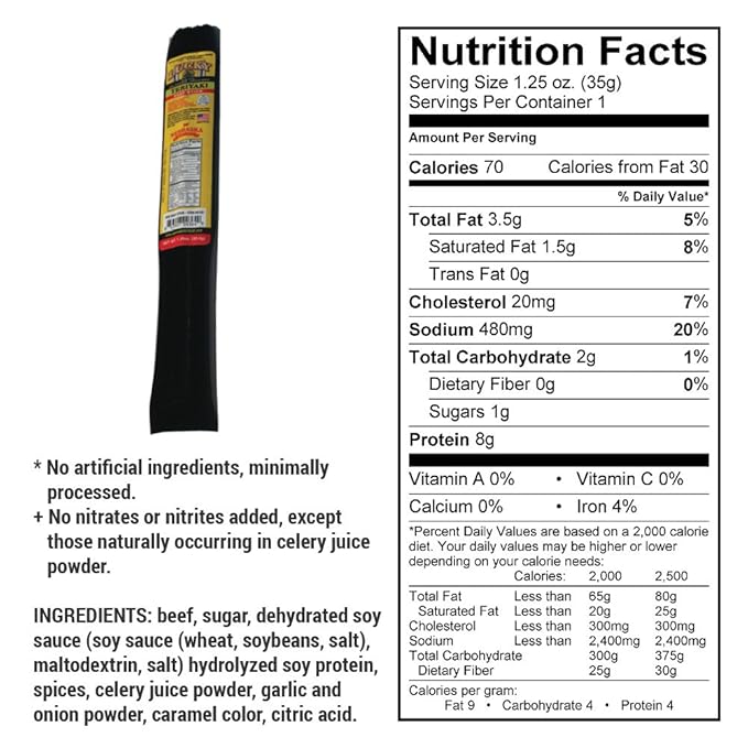 Lucky Beef Jerky - 1.25oz Sticks (Assorted 12 Pack)