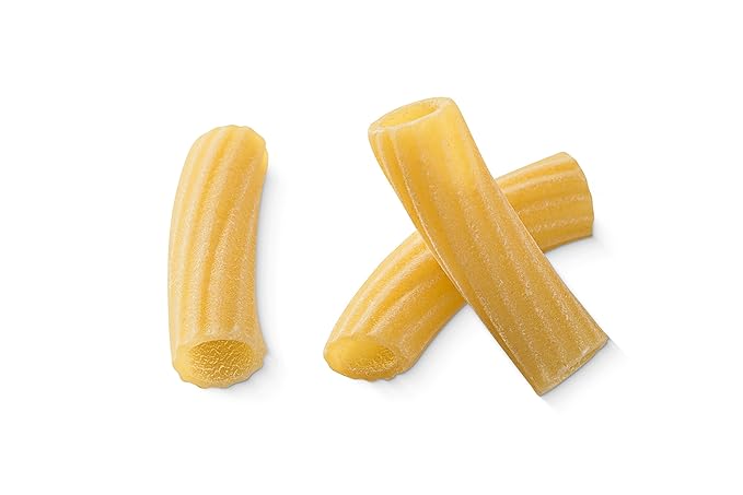 Patrimoni d'Italia Rigatoni 1 Pound (Pack of 10) Yellow Typical of the Dry Pasta