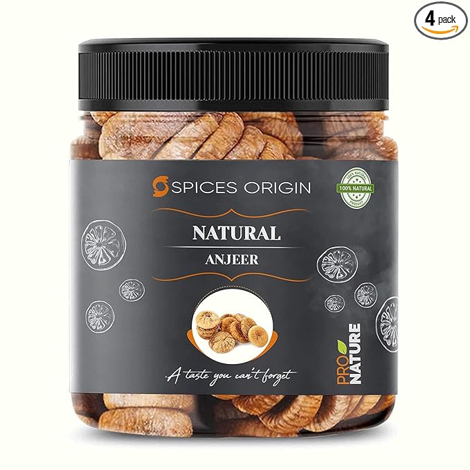 Spices Origin Dry Fruits Combo Pack – 1 Kg (250g * 4) [Almonds Cashews Anjeer And Black Raisins (Seedless)] Deepawali Gift Pack For Family Friends Corporate Office Gifts_Packing May Vary
