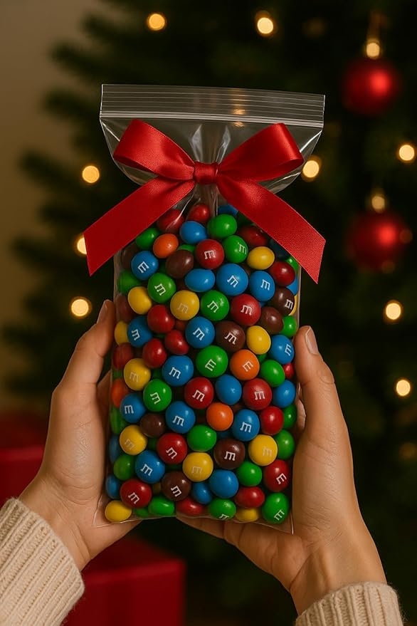 Bulk Mini Milk Chocolate Candy – 3 lbs Resealable Bag | Colorful Candy Coated Chocolates for Party Favors Baking Holidays and Christmas Gifts