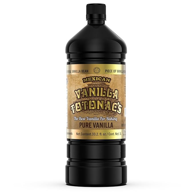 Mexican Vanilla Totonac's Pure Vanilla Flavoring 33.2 Fluid Ounce