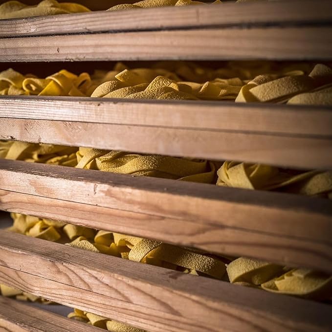 Filotea Tagliatelle Artisan Italian Egg Pasta 250gr Traditional Slow Dried Pasta Made with Durum Wheat Semolina Eggs Tagliatelle Noodles Handcrafted Authentic Premium Gourmet Pasta Made in Italy