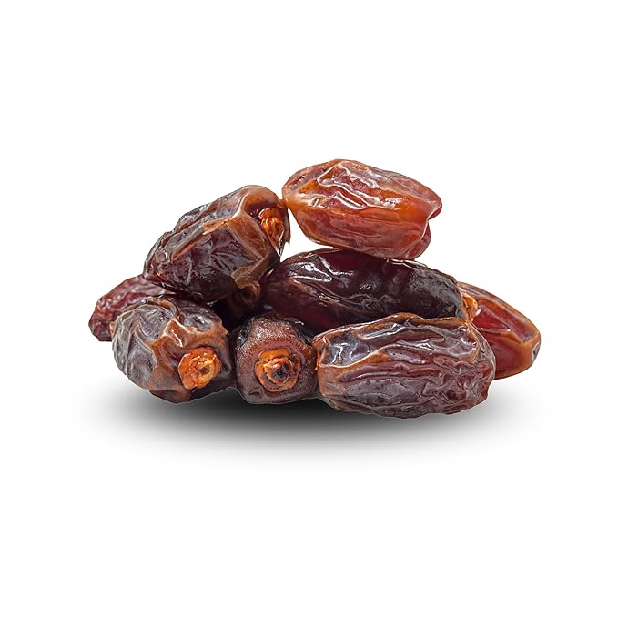 Dolce Frutti Medjool Dates– 2 Lbs –Naturally Sweet with Rich Caramel Taste Grown in California Using Permaculture Practices Great for Snacking &amp Blending Farm Fresh &amp Handpicked