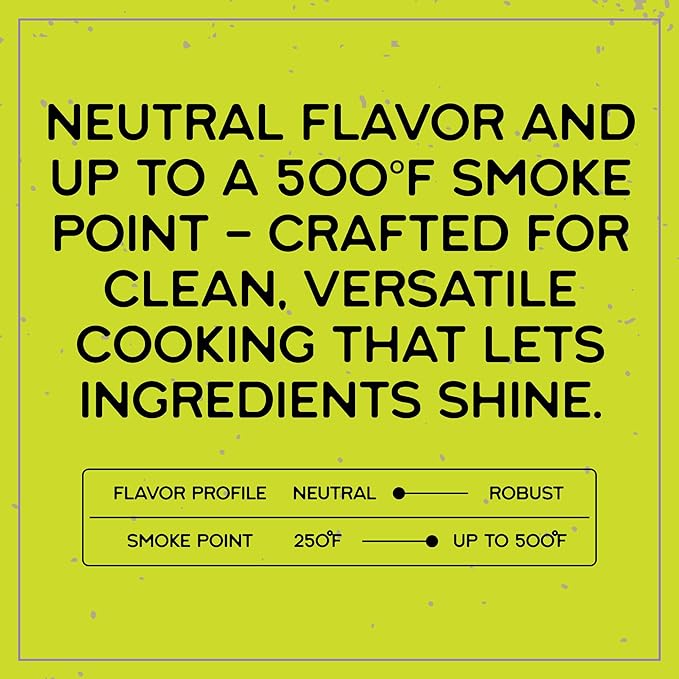 Marianne’s Organic Avocado Oil: 100% Pure Organic Cooking Oil for Frying Sautéing &amp Baking Neutral Flavor High-Heat Performance Up to 500°F Clean Label Project Purity Award