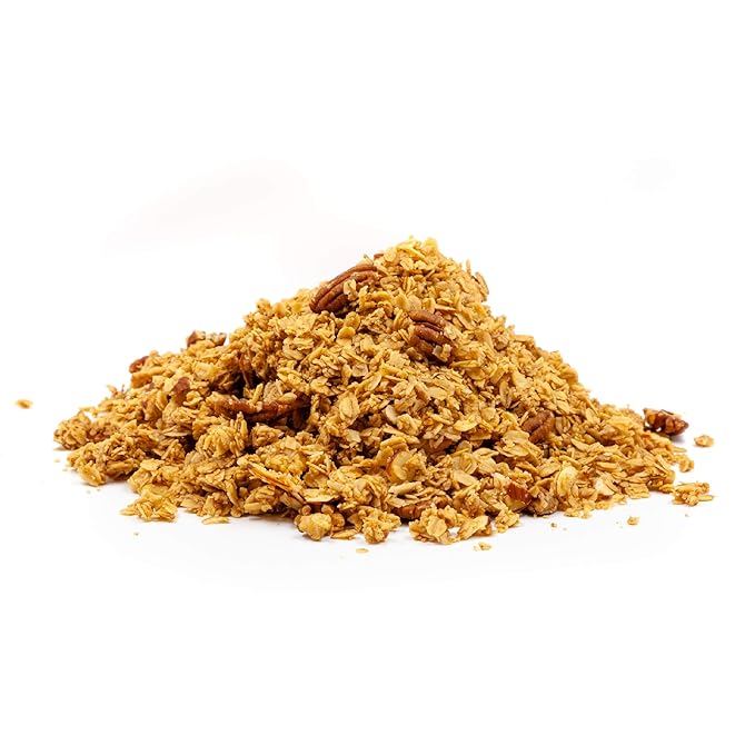 Mrs. Barr’s Natural Foods Granola | Almond Walnut &amp Pecan | Certified Organic Gluten Free Oats | Soft Texture | Small Batch | Gourmet Quality | Real Ingredients | 10 Ounces (3 Pack)
