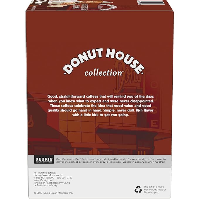 Donut House Collection Donut House Coffee Keurig Single-Serve K-Cup Pods Light Roast Coffee 96 Count