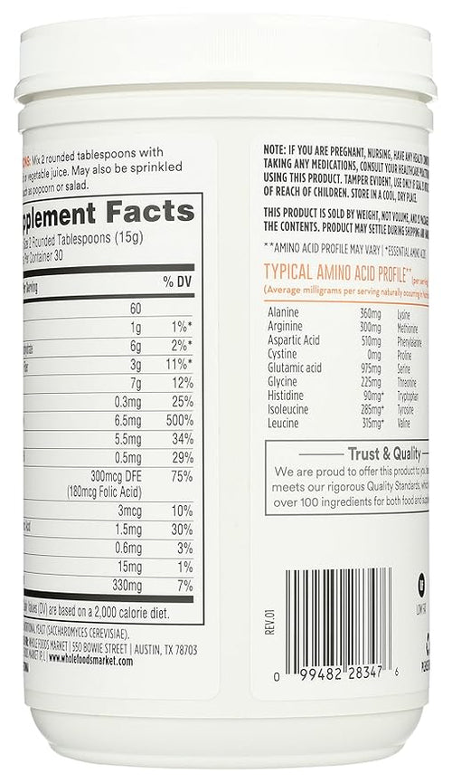 365 by Whole Foods Market Nutritional Yeast 15.9 Ounce