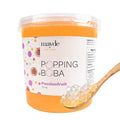 Mayde Popping Boba Pearls for Drinks Desserts &amp Breakfast Bowls (Passion Fruit Flavor 7 Pounds)