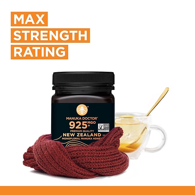 MANUKA DOCTOR - MGO 925+ Monofloral and MGO 80+ Multifloral SQUEEZY Manuka Honey Value Bundle 100% Pure New Zealand Honey. Certified. Guaranteed. RAW. Non-GMO