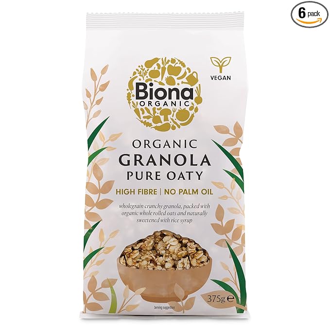 Biona Organic Oaty Granola 375 g (Pack of 6)