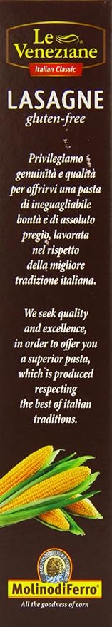 Le Veneziane Gluten Free Lasagne 250 g (Pack of 3)