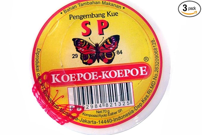 Koepoe-koepoe Baking Mix SP Emulsifiers 70 Gram (Pack of 3)