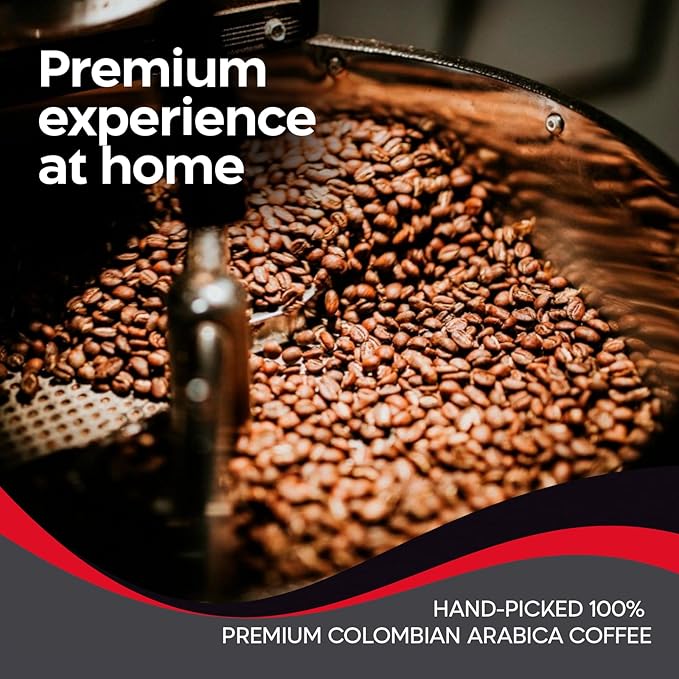 Juan Valdez Volcan Whole Bean Coffee - Dark Roast | 100% Colombian Arabica Beans | Premium Colombian Coffee with Low Acidity and Notes Of Sweet Caramel &amp Cocoa | 16 oz / 454 gr