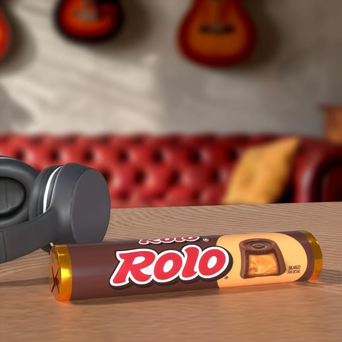 ROLO Rich Chocolate Caramels Candy Rolls 1.7 oz (18 Count)