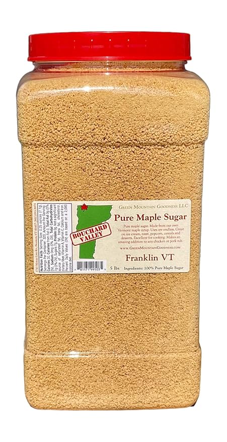 Green Mountain Goodness Granulated Maple Sugar - Vermont Grade A (Bulk)