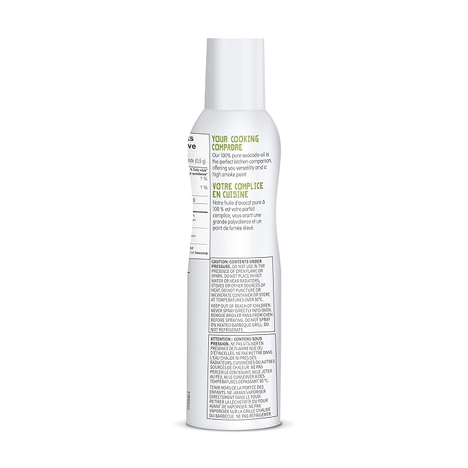 Chosen Foods 100% Pure Avocado Oil Spray Keto Diet Friendly Kosher Cooking Spray for Baking High-Heat Cooking and Frying (6 oz) (Pack of 4)