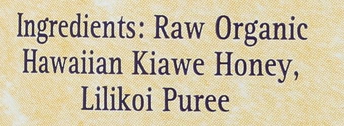 Rare Hawaiian Honey White W Hawaiian Lilikoi 8 Ounce