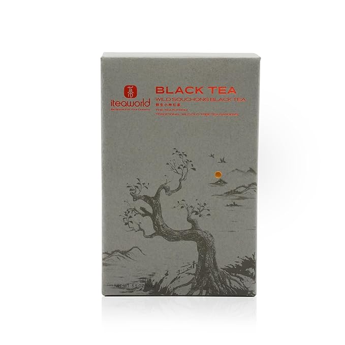 iteaworld Oolong TeaBlack Tea and Green Tea Samplers (3.5 Ounce(Pack of 1) Wild Souchong)