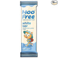 15 x Moo Free Natural White Chocolate Dairy Free &amp Vegan Mini Bar 0.71 oz