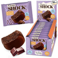 FitnesSHOCK Protein Brownies – Dark Chocolate Dessert Bars – Low Sugar Dessert Snack (2g Total Sugar No Added Sugar) – Healthy Snack – 10 Count