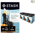 Stash Tea Licorice Spice Herbal Tea 6 Boxes With 20 Tea Bags Each (120 Tea Bags Total)