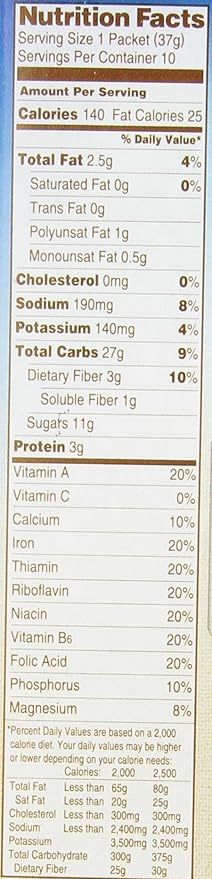 Quaker Instant Oatmeal Raisin Date &amp Walnut 1.3 Ounce Packs - 10 Count Boxes 13 ounce (Pack of 12)