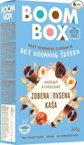 BOOM BOX Hazelnut Chocolate Oatmeal - 30g - Nutty and Chocolaty Breakfast Delight
