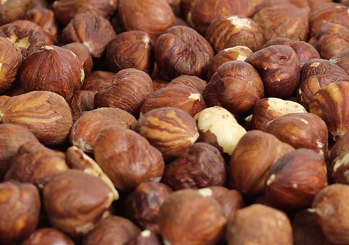 Gourmet Raw Hazelnuts Shelled by It’s Delish 2.5 lbs Reusable Jumbo Container | Unsalted Hazelnuts Filberts for Vegan Kosher and Gluten-Free Nut Snacks