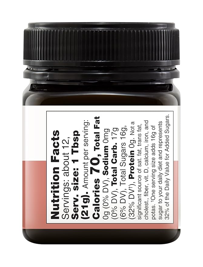 DownUnder Honey MGO 50+ Multifloral Manuka honey 100% New Zealand Genuine Honey Great Taste for Daily Wellness 8.8 oz (250g)