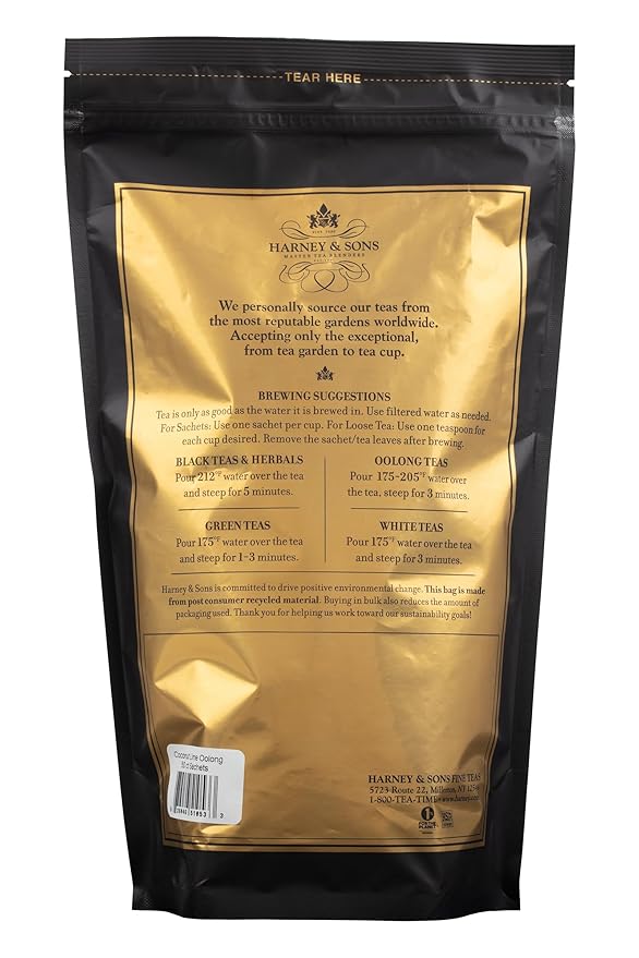 Harney &amp Sons Comoro Decaf Black Tea loose Vanilla 16 Ounce