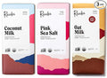 Raaka Chocolate Dairy-Free Pack | Gourmet Bean-to-Bar Dark Chocolate | Organic Kosher Vegan Gluten-Free | Chocolate Lover’s Gift | 1.8oz Bars 3-Pack
