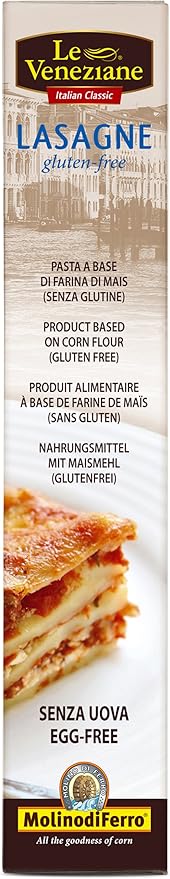 Le Veneziane Gluten Free Lasagne 250 g (Pack of 3)