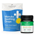 New Zealand Honey Co. Manuka Honey UMF 28+ | MGO 1450+ 8.8 oz &amp Cough Drop MGO 263+ 16 count